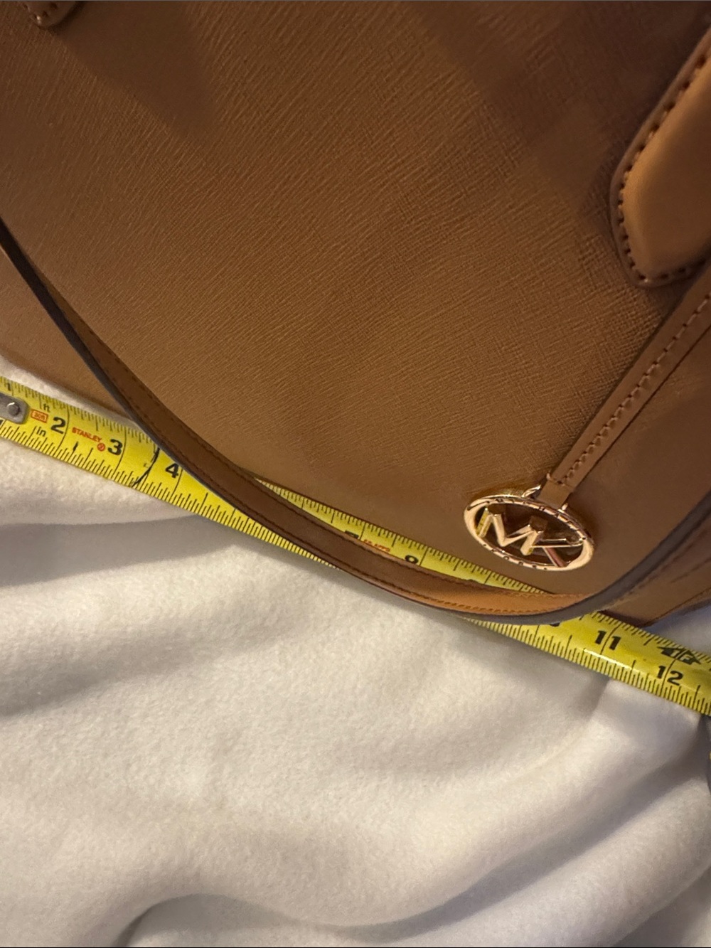 Michael Kors Camel Saffiano Leather Tote - Picture 12 of 12